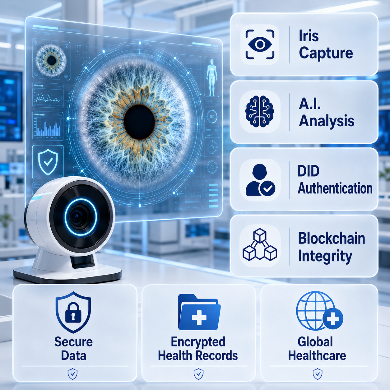 IRIS Chain A.I. iris healthcare architecture